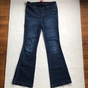 SPANX Dark Wash Flare Jeans Size M, excellent